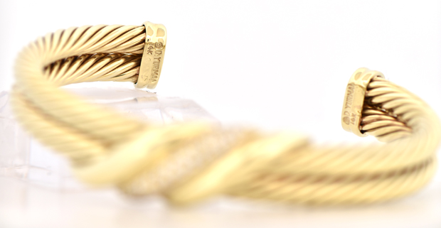 14K Yellow Gold David Yurman Bangle
