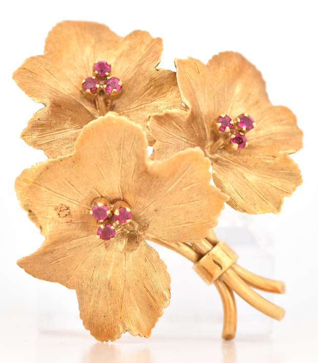 18K Yellow Gold Tiffany and Co. Pin