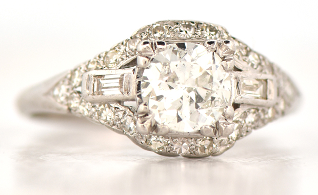 Platinum Diamond Ring 