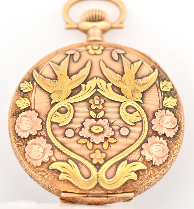 14K Yellow Gold Hamilton Pocket Watch 