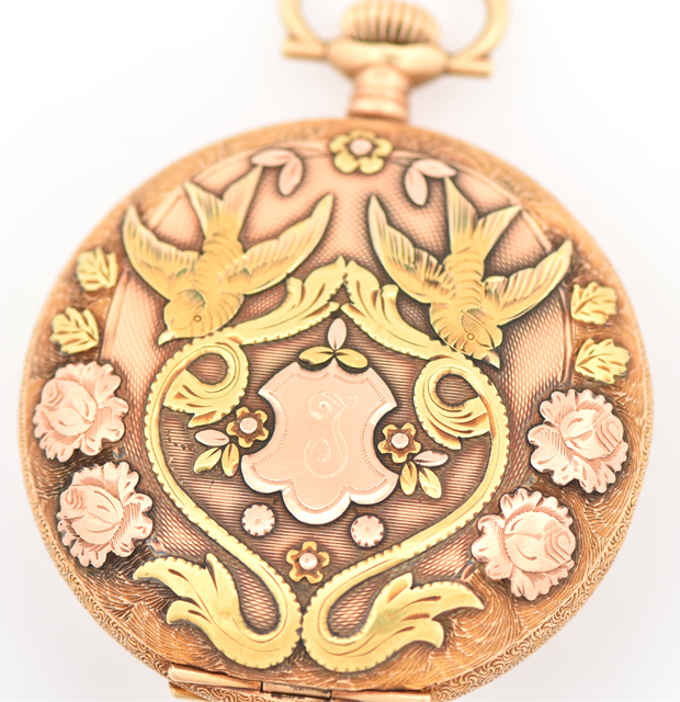 14K Yellow Gold Hamilton Pocket Watch 