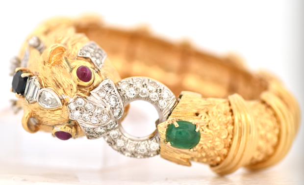 18K Yellow Gold Dragon Bracelet
