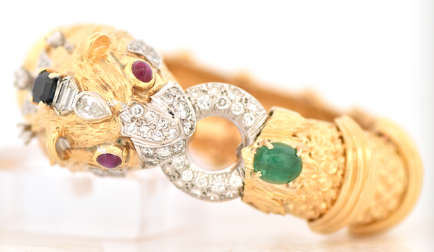 18K Yellow Gold Dragon Bracelet