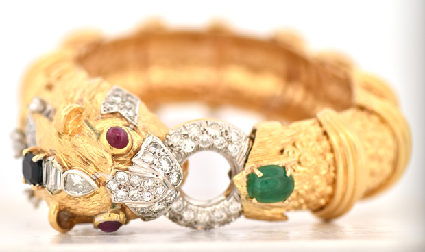 18K Yellow Gold Dragon Bracelet