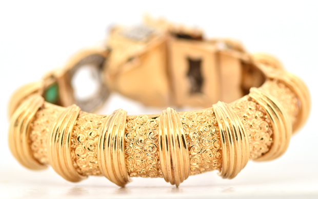 18K Yellow Gold Dragon Bracelet