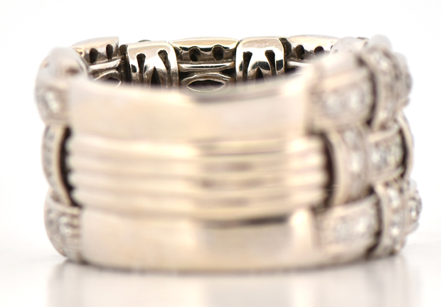 18K White Gold Roberto Coin Diamond Ring