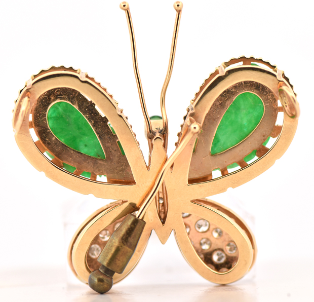 14K Yellow Gold Butterfly Pin/Pendant