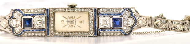 14K White Gold Vintage Watch
