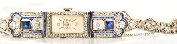 14K White Gold Vintage Watch