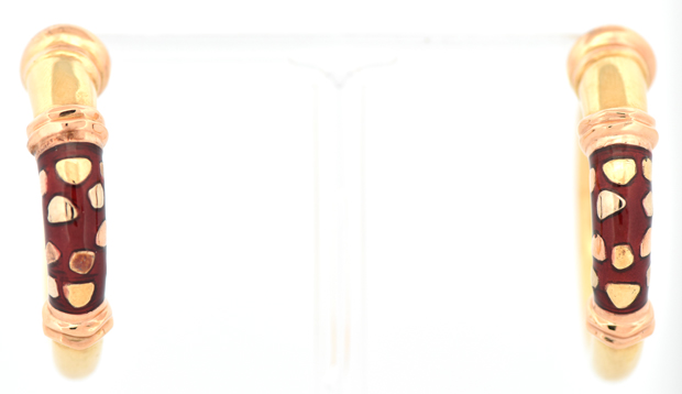 18K Yellow Gold Nouvelle Bague Hoops