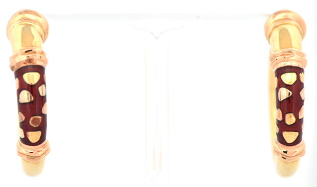 18K Yellow Gold Nouvelle Bague Hoops