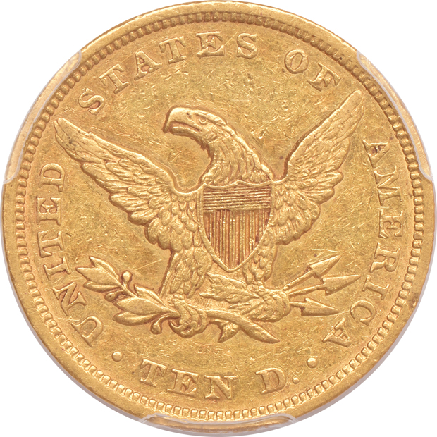1850 Large Date PCGS AU-50