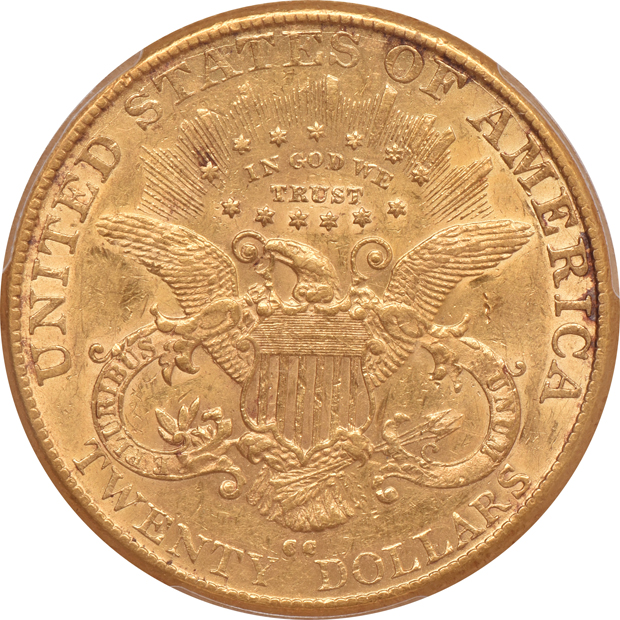 1890-CC PCGS AU-50