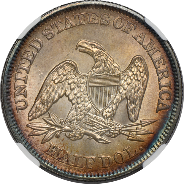 1858 NGC MS-64 Star