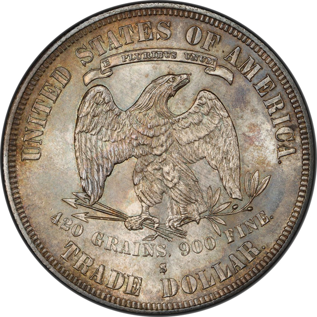 1878-S Trade PCGS MS-62 CAC