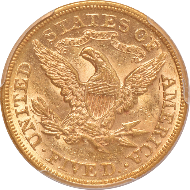 1873 Closed 3 PCGS MS-62