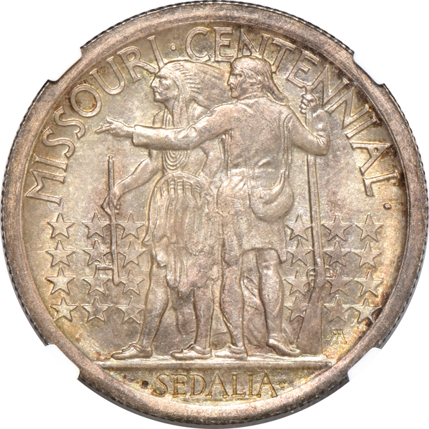 1921 Missouri 2X4 NGC MS-66