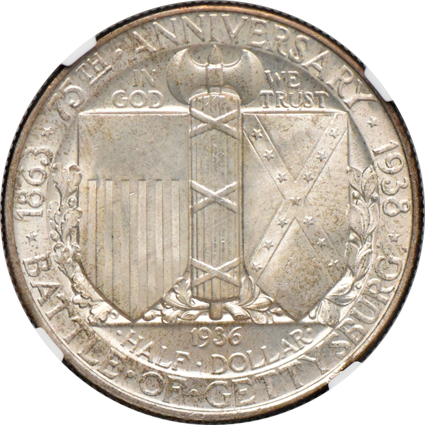 1936 Gettysburg NGC MS-67