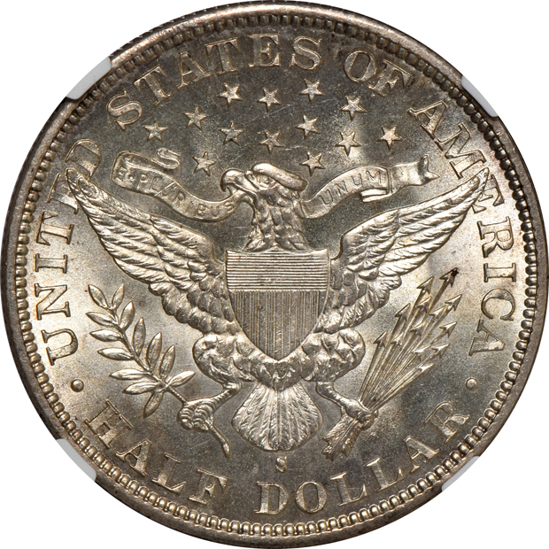 1897-S NGC MS-64+