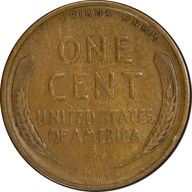 1909-S VDB Lincoln PCGS F-15