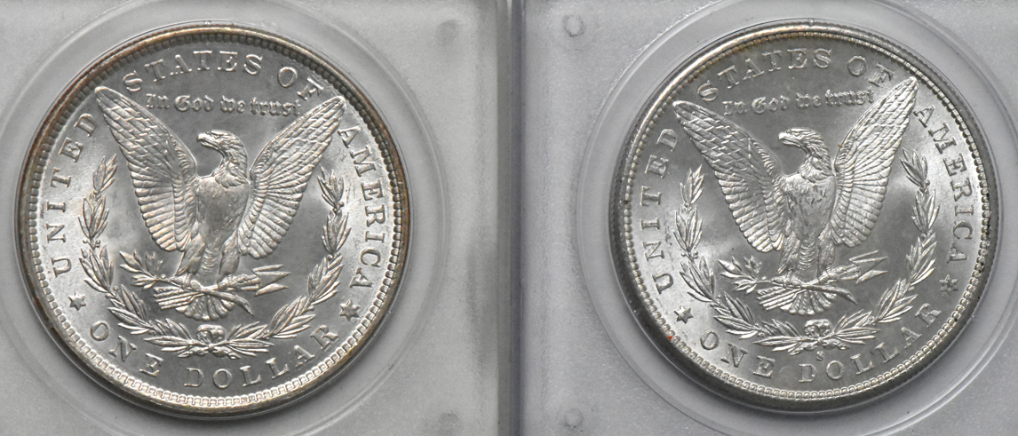 Seven Uncirculated coins, all PCGS (rattler)