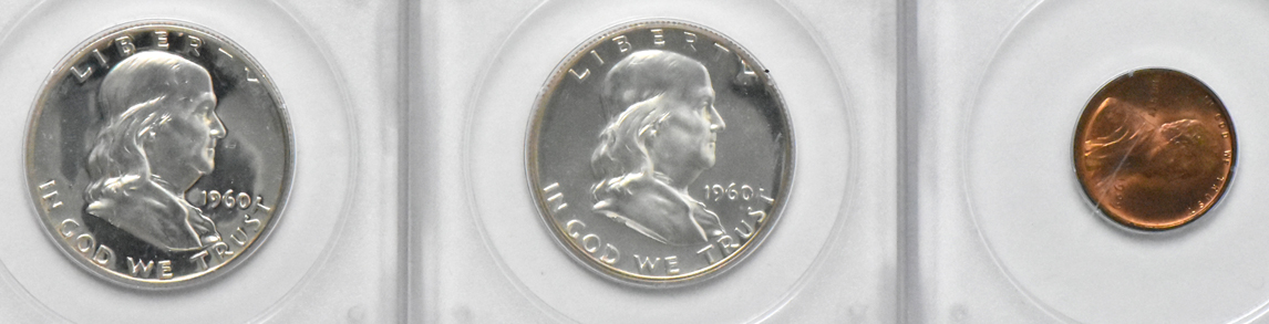 Seven Uncirculated coins, all PCGS (rattler)