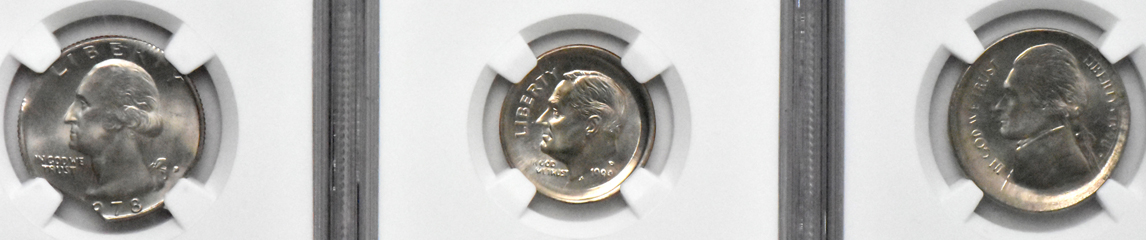 Ten error coins certified by NGC