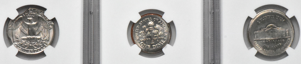 Ten error coins certified by NGC