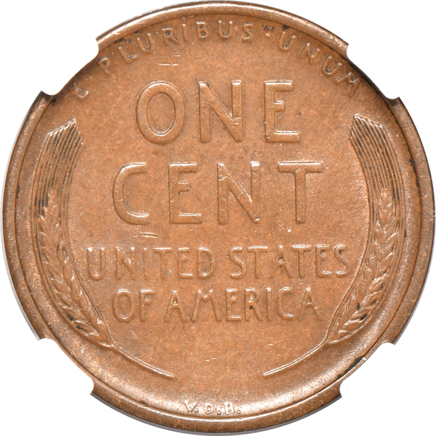 1909-S VDB Lincoln NGC AU-55