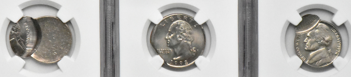Fifteen error coins certified by NGC