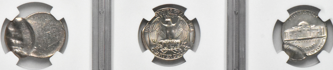 Fifteen error coins certified by NGC
