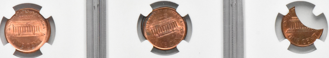 Fifteen error coins certified by NGC