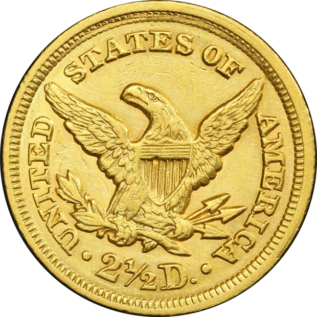 1849 PCGS AU details/cleaned