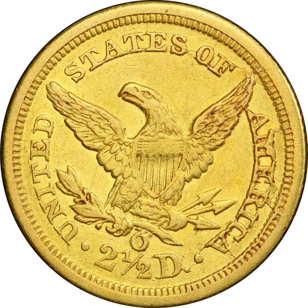 1843-O Small Date PCGS AU details/cleaned