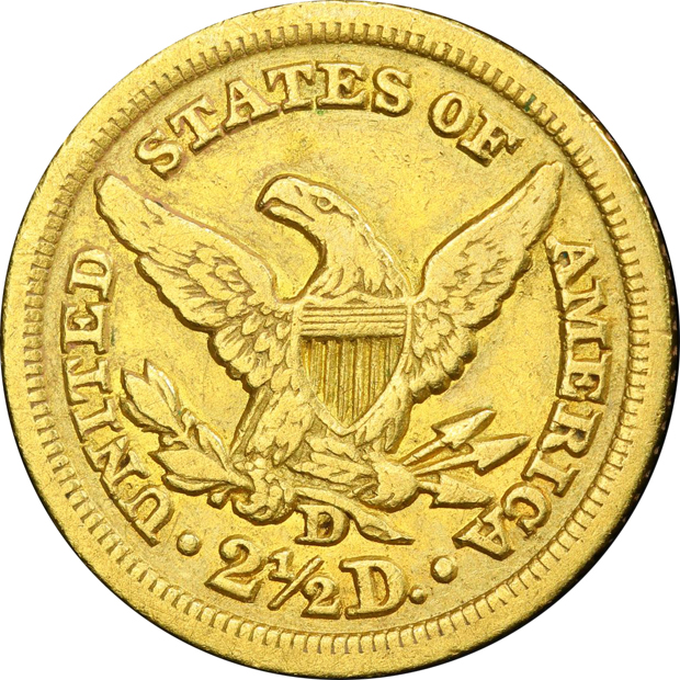 1847-D PCGS XF details/cleaned