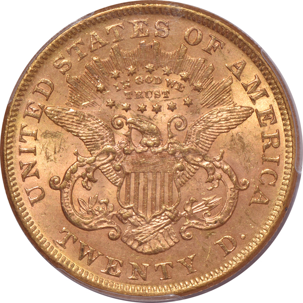 1873 Open 3 PCGS MS-61