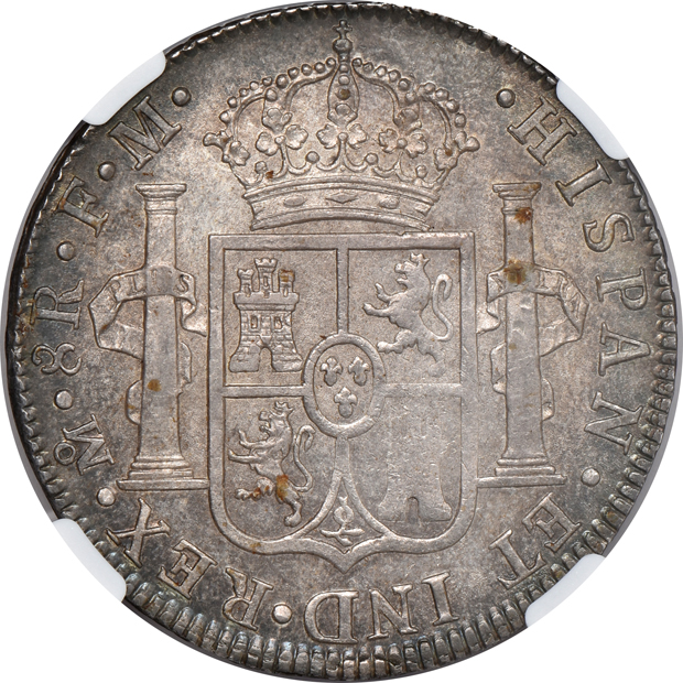 Mexico - 1789-MO FM 8 reale - NGC MS-61