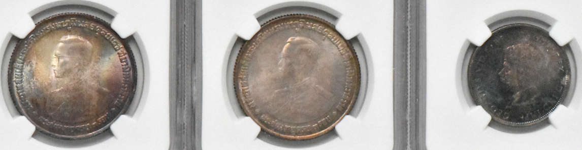 Multiple - Nine World coins certified by NGC