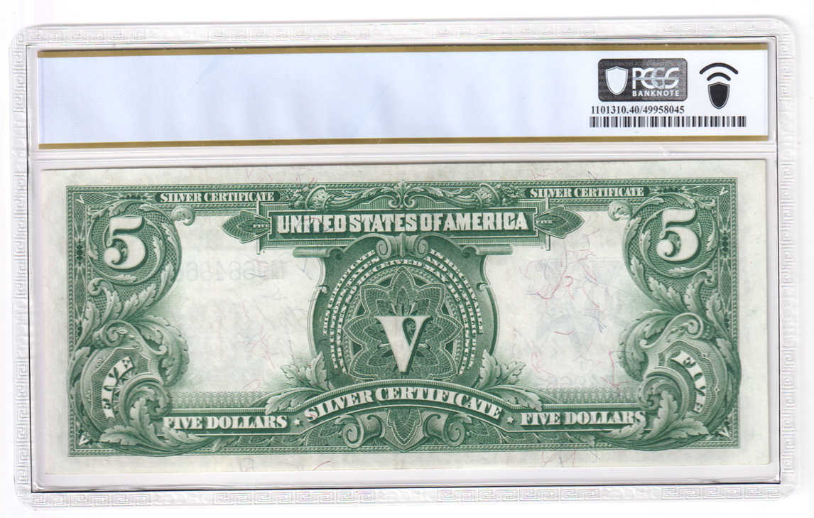1899 $5 Chief Fr# 277 - PCGS XF-40