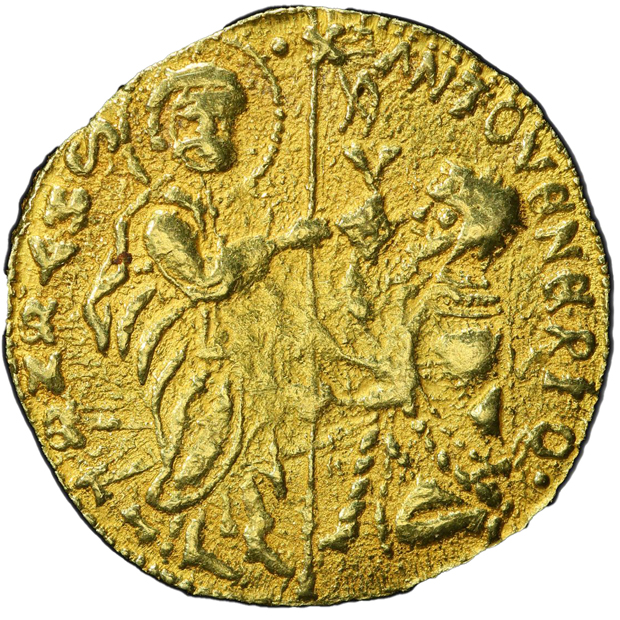 Greece - (1382-1400) zecchino Fr-2c - PCGS XF-40