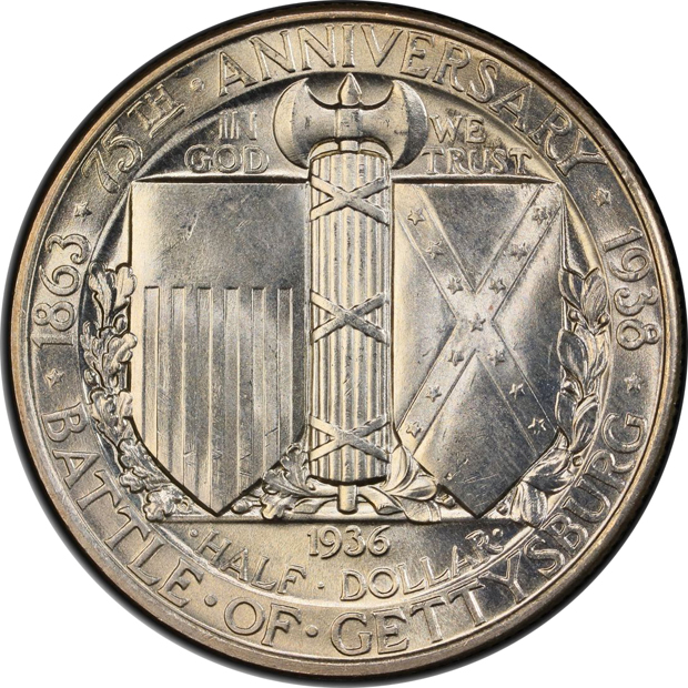 1936 Gettysburg PCGS MS-65 CAC
