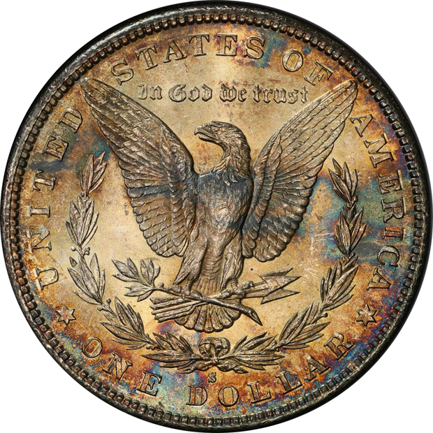 1889-S PCGS MS-62
