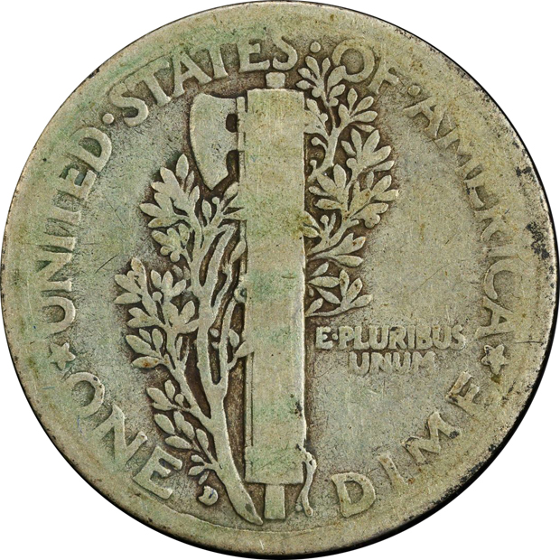 1916-D Mercury PCGS Good-4