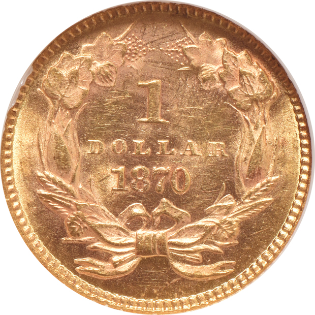1870 NGC MS-63