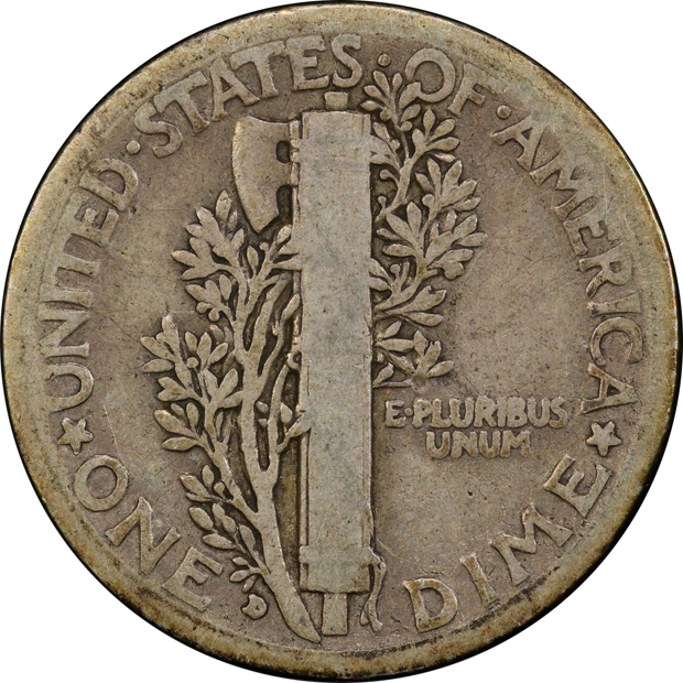 1916-D Mercury PCGS Good-6