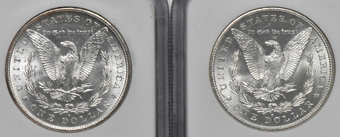 Four 1881-S NGC MS-66