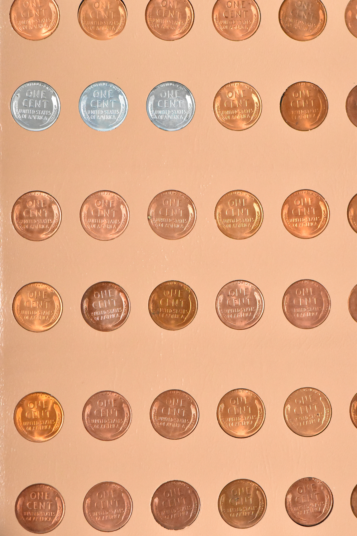 Partial Lincoln cent collection, including proof-only issues, in a Dansco 8100 album