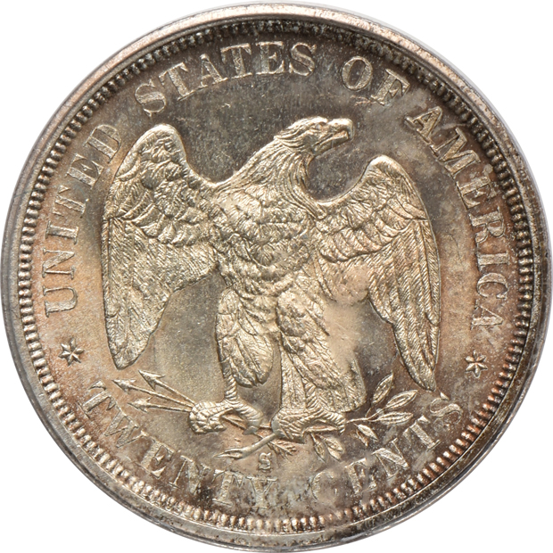 1875-S PCGS MS-64