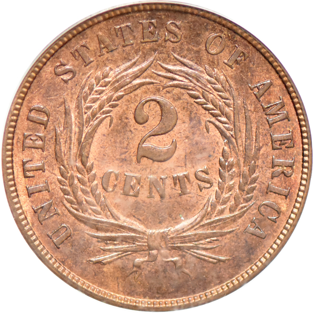 1869 PCGS MS-65RB