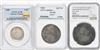 Multiple - Six certified silver coins